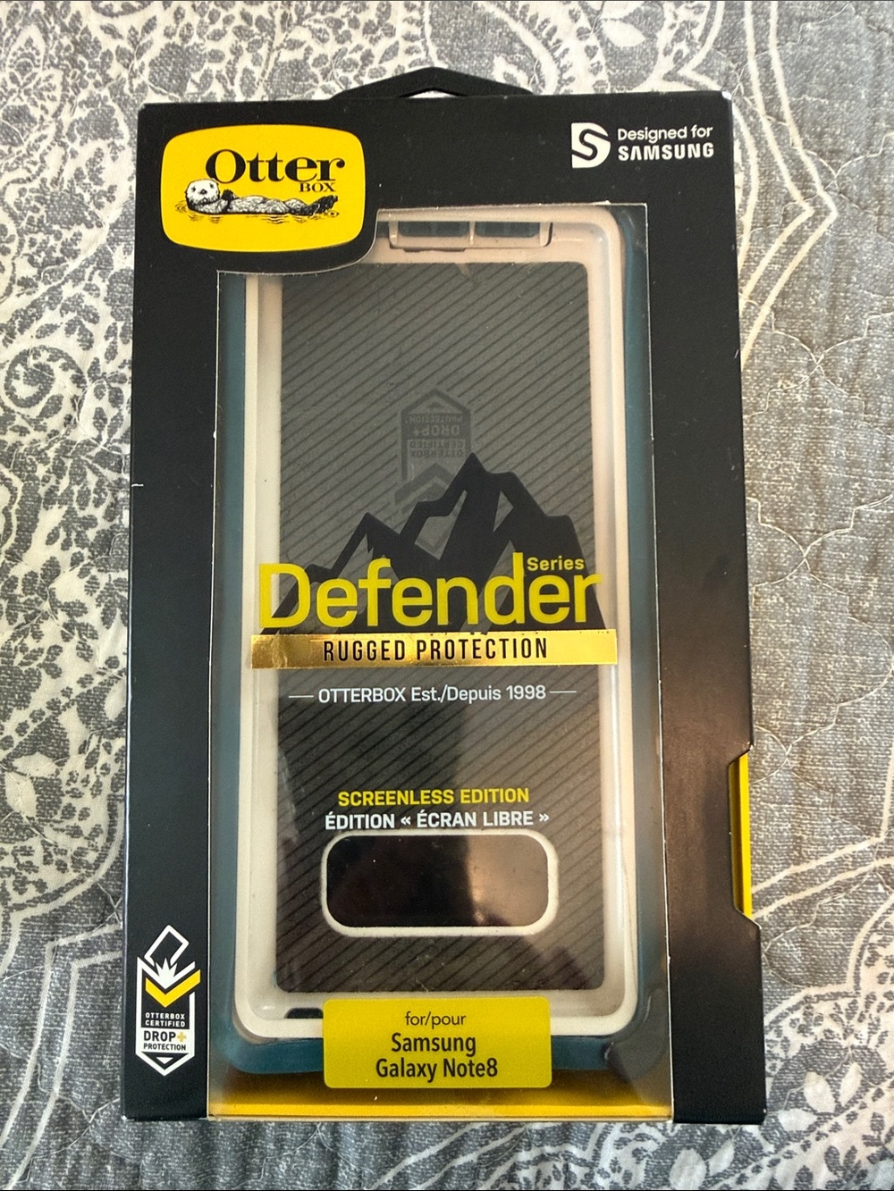 OtterBox Defender Series Case for Samsung Galaxy Note8 - Black and Tan